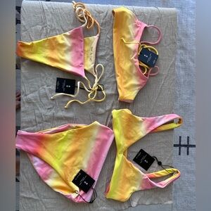 Skatie Sunset Tie-Dye Bikini Set